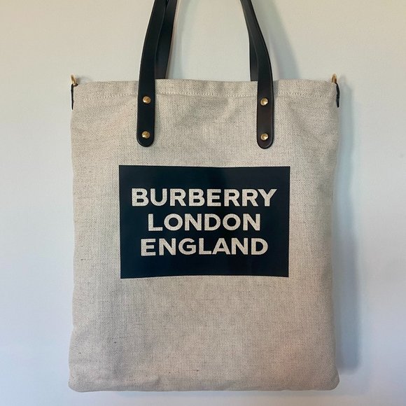 Burberry Canvas Tote - Picture 1 of 9